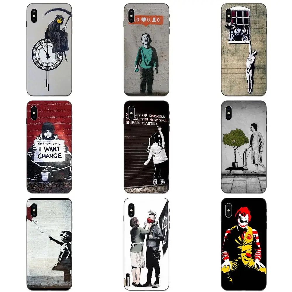 Bansky для huawei nova 2 2S 3i 4 4e 5i Y3 Y5 II Y6 Y7 Y9 Lite Plus Prime Pro 2017 2018 2019 ТПУ чехол Coque|Бамперы| |