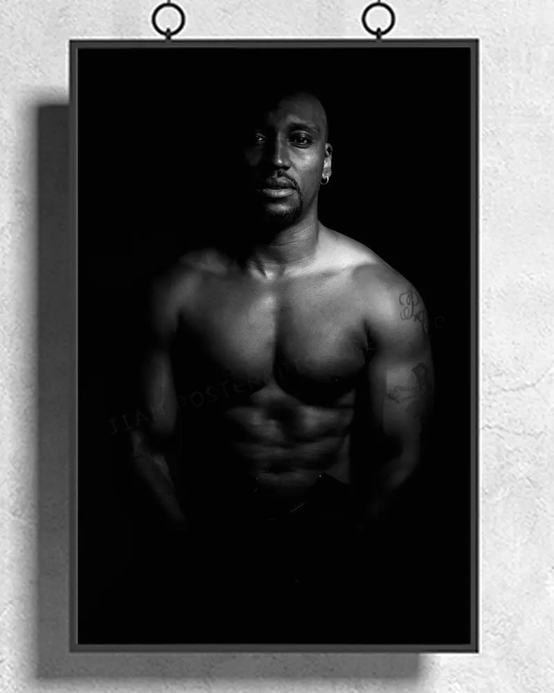 0136J Бодибилдинг сильные мышцы наклейка на стену Шелковый постер искусство