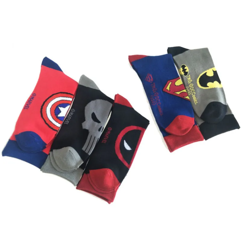 Носки с персонажами фильма Дэдпул для взрослых мужчин женщин мультяшный косплей