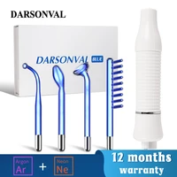 darsonval apparatus high frequency facial machine fusion neon argon wands remove wrinkle acne face massager darsonval for hair