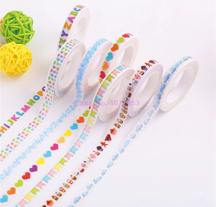 500 шт. декоративная клейкая лента для скрапбукинга|Офисный скотч| |