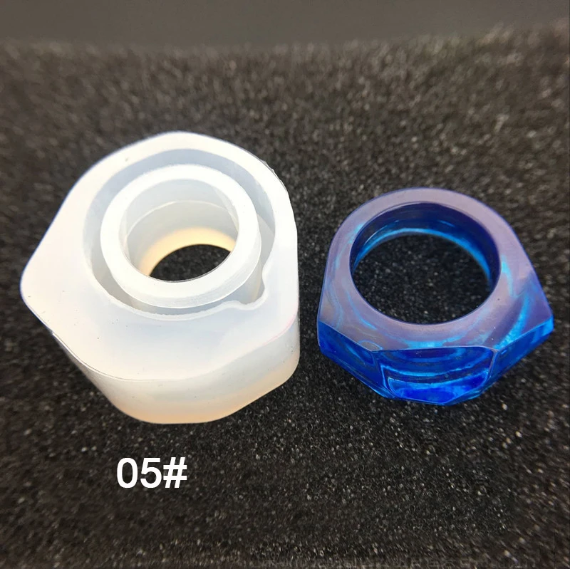 DIY силиконовая форма для УФ отверждаемая эпоксидная смола прессформы кольца