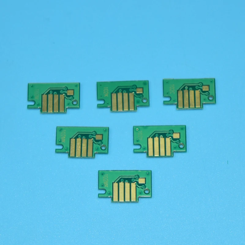 PFI102 Постоянный чип для Canon IPF500 IPF600 IPF700 IPF510 IPF605 IPF610 IPF710 Картридж струйного принтера