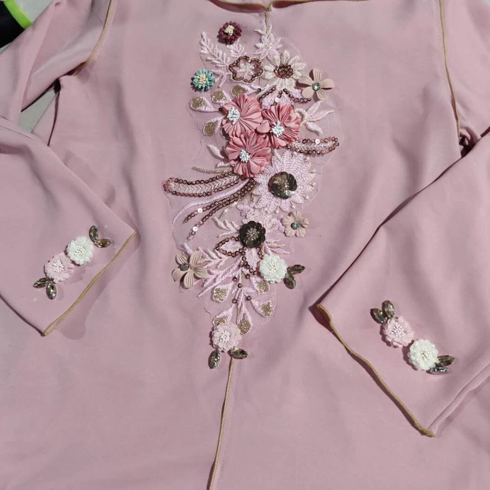 

2020 Eid Kaftan Mujer Abaya Dubai Turkey Muslim Hijab Dress Islam Clothing abayas For Women Robe De Moda Musulman Femme Vestidos