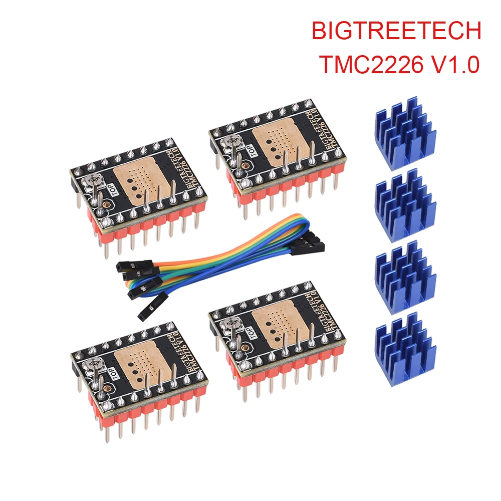 Драйвер шагового двигателя BIGTREETECH TMC2226 V1.0 бесшумные детали для 3D принтера SKR V1.3 V1.4