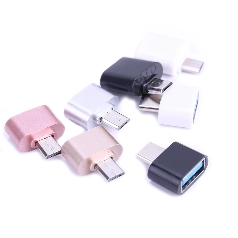

Micro USB 2.0 Mini OTG Converter Type-C OTG Adapter Android V8 Port Converter For Android Phone Cable Card Reader Flash Drive