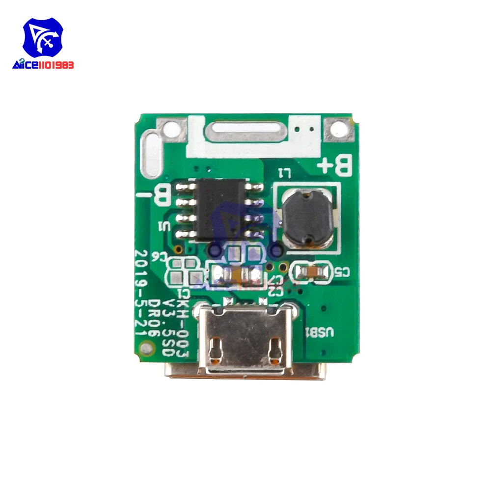 Повышающий Модуль преобразователя питания 5 В защитная плата для зарядки