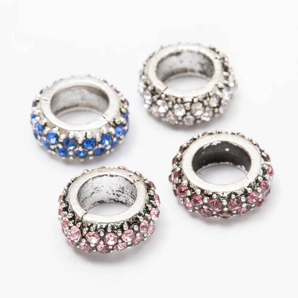 5 шт./лот посеребренные бусины Европейский DIY бисер Fit Pandora Charms браслеты и браслет