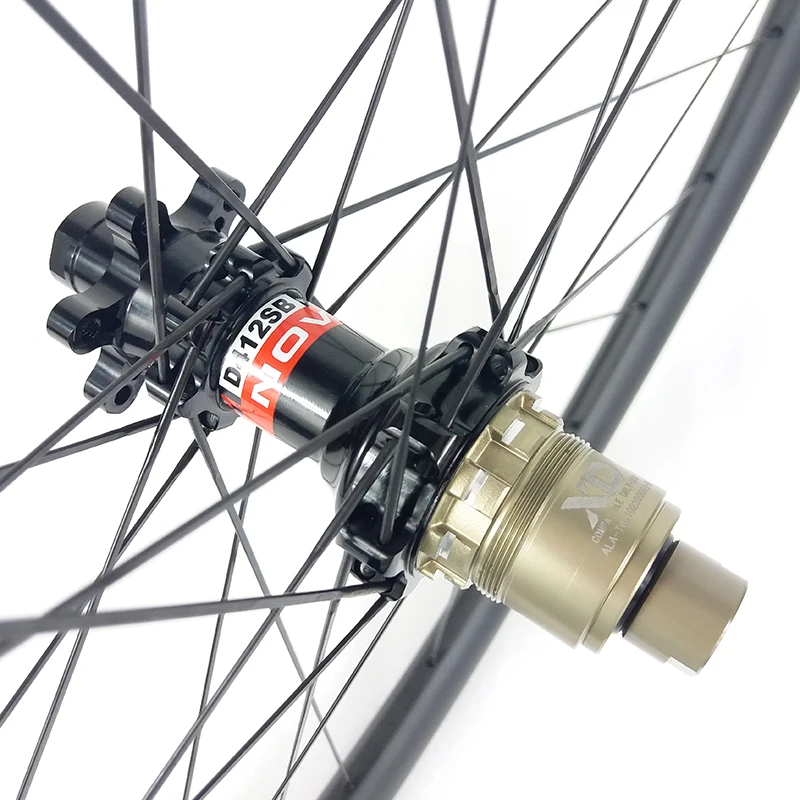 Бескамерные карбоновые колеса 1180 г 650B MTB гравий клиншер прямой тяги 28 мм