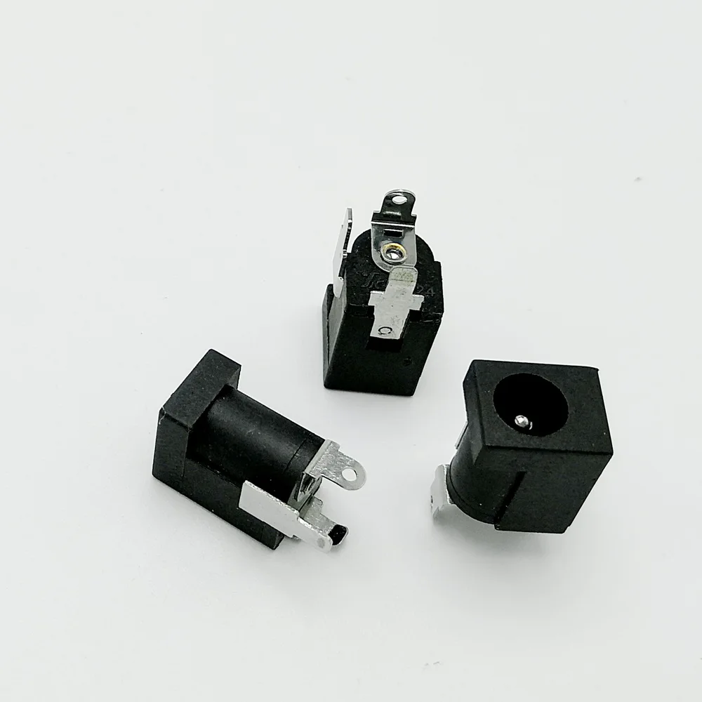 10 шт . вертикальный тип DC разъем питания 5 5x2 1 мм питания|socket connector|connector 2connector dc |