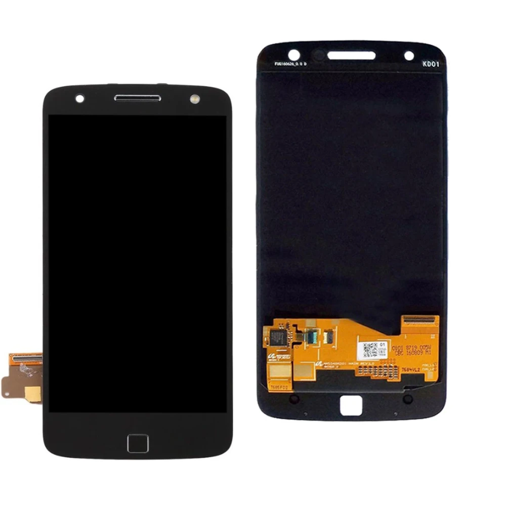Без битых пикселей для Motorola Moto Z Force XT1789 ЖК-дисплей сенсорный экран дигитайзер Замена для Moto Z Force Протестировано с инструментом
