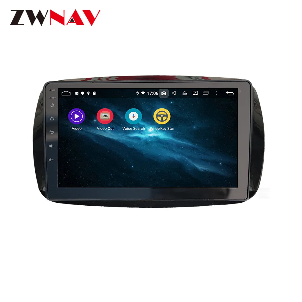 Android 9.0 4+64G DSP Carplay Car DVD Player GPS navigation For Mercedes Benz Smart 2016 Head Unit Multimedia Tape Recorder | Автомобили и