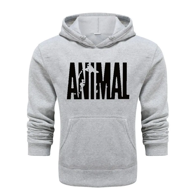 

2021 New Fashion Spring Autumn Men printing Animal Hoodies Pocket Casual Loose Hooded Long Sleeve Tops