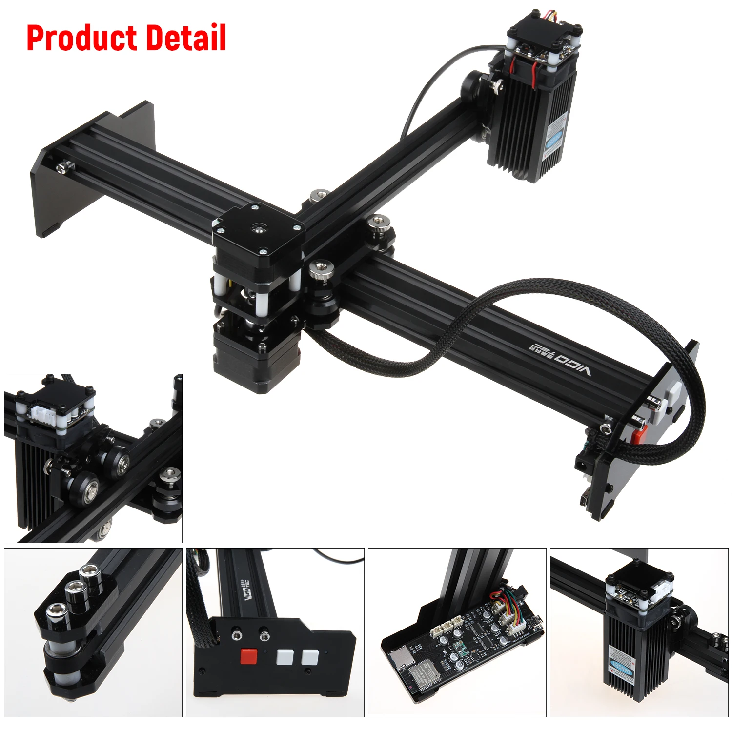 Лазерный гравер настольный гравировальный станок принтер Гравировальный резак