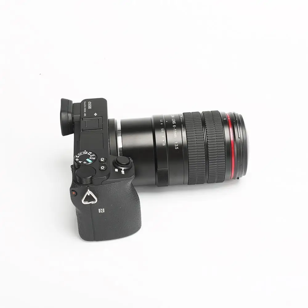 

Meike 6-11mm Ultra Wide F3.5 Zoom Fisheye Lens for All E F FX Mount DSLR Cameras with APS-C M43 Camera Lennings