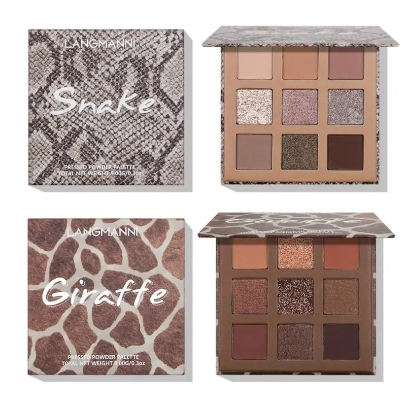 

9 Colors Eye Shadow Palette Full Matte Pearlescent Easy-to-color Long Lasting Silky Powder Natural Eyes Makeup Eyeshadow Tool