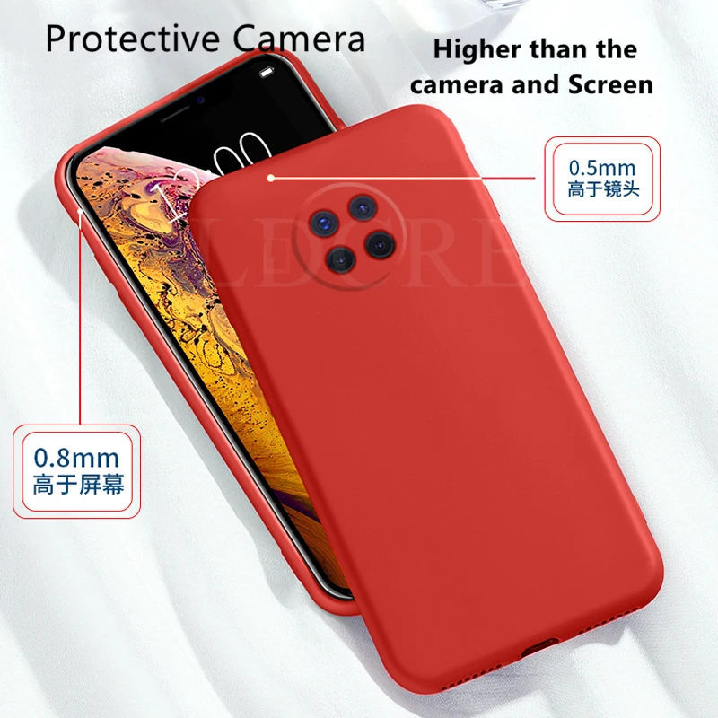 

For Xiaomi Redmi Note 9T 5G Case Liquid Rubber Silicone Soft Case For Redmi 9T Case Cover For Xiaomi Redmi 9 9A 9C Redmi Note 9S