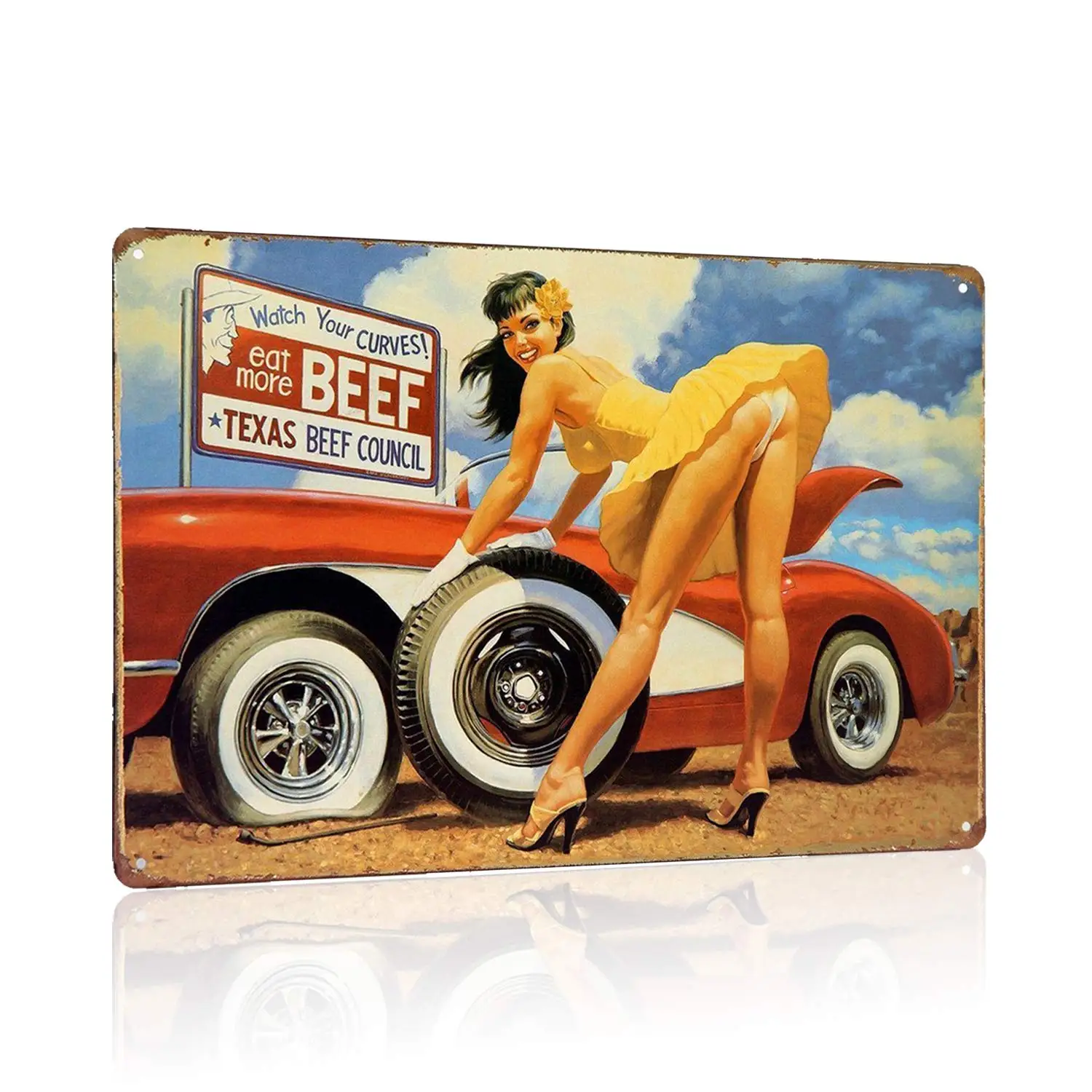 Смотрите как ваши кривые съедают больше говяжьих металлических жестяных