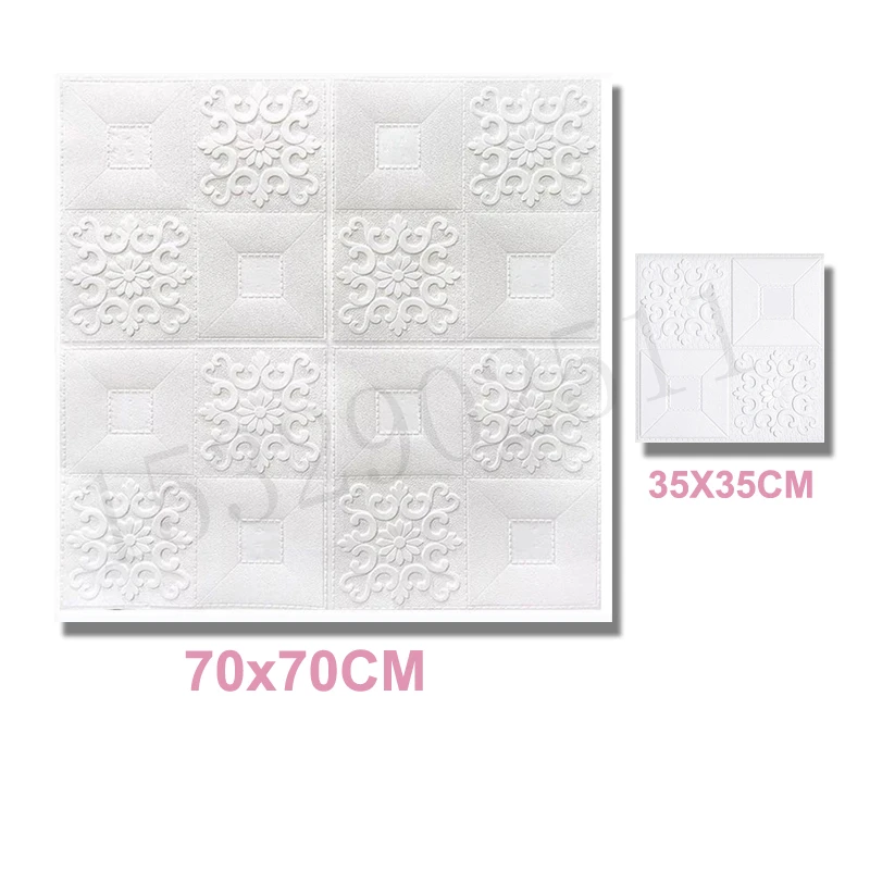 

Wall Stickers Self Adhesive Foam Decor DIY 3D Brick Wallpaper For TV Background Kids Living Room Waterproof Wall Sticker