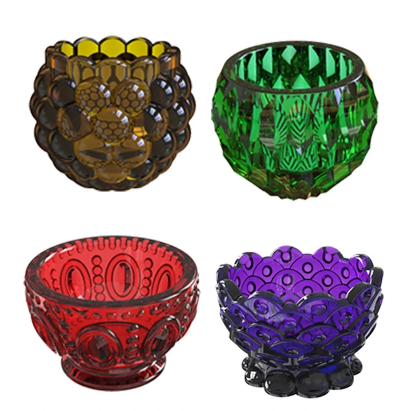 

Flowerpot Plant Pot Epoxy Resin Mold Candlestick Candle Holder Silicone Mould DIY Crafts Home Decorations Casting Tool