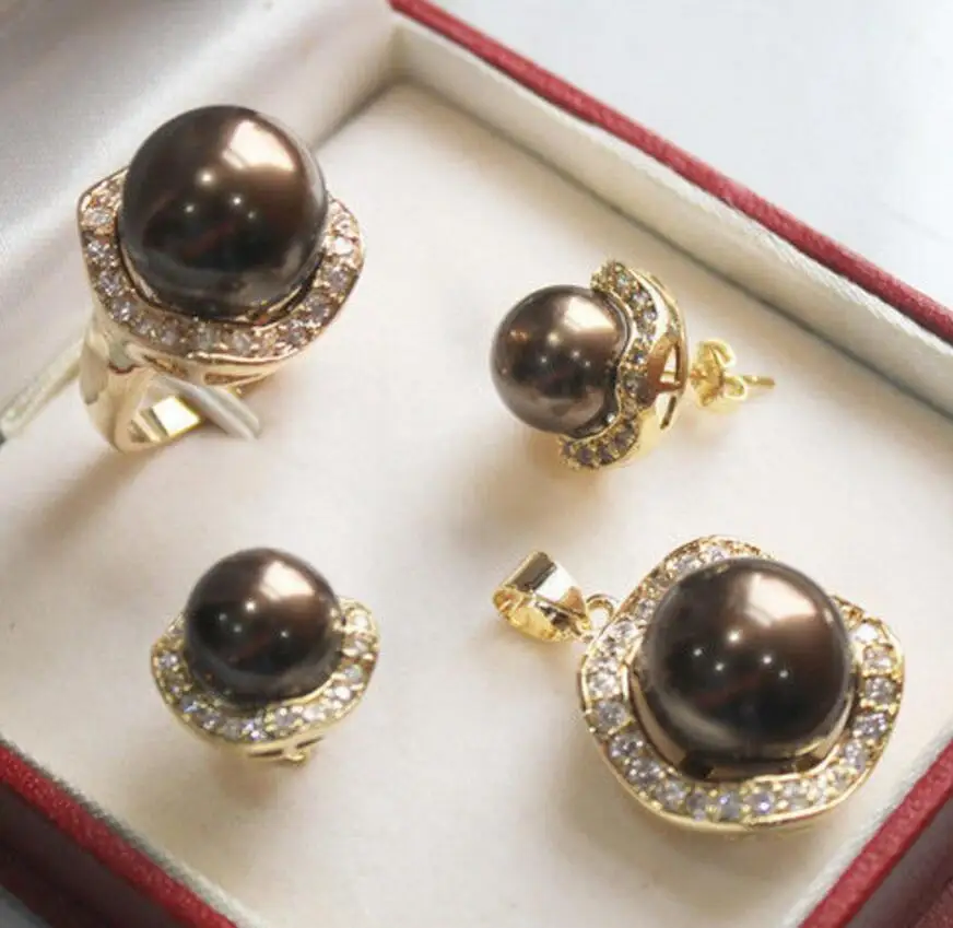 Модные ювелирные украшения бесплатная доставка красивый жемчужный набор из