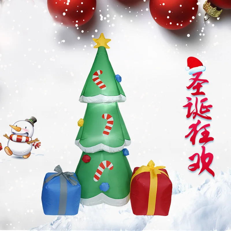 

Лидер продаж, 180 см надувная Рождественская елка, креативное украшение для двора, надувная игрушка для двора, куклы со светодиодным ночником...
