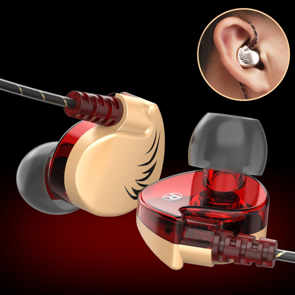 Наушники HiFi Экстра бас в ухо наушники для мобильных телефонов ПК компьютер Спорт