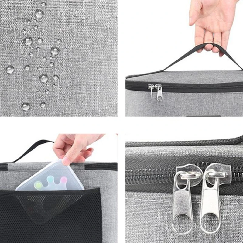 

Car Milk Bottle Warmer Insulated Baby Bottle Warmer Bag Outdoor Portable Constant Temperature Heater Storage Lunch Bag