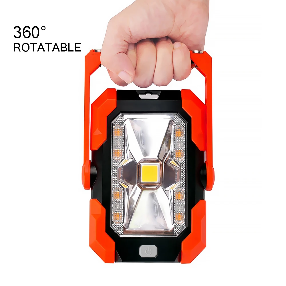 Preço Solar Led Trabalho Luz Recarregável Lâmpada De Inundação Emergência Projector Para Acampamento Caminhadas Reparação Do Carro