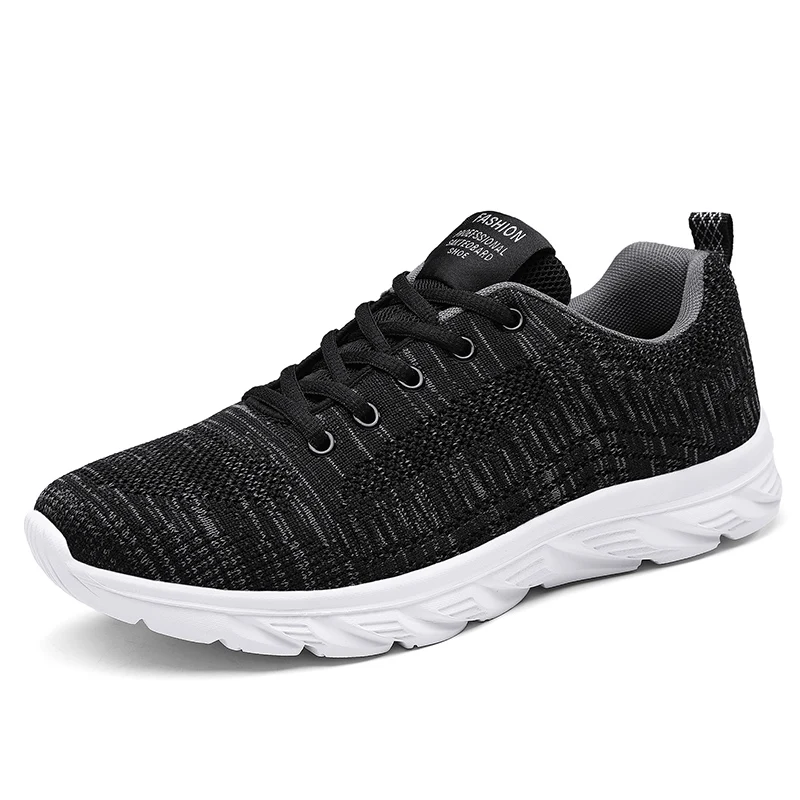 New Casual Leisure Men's Running Shoes Light Breathable Alr Mesh Men's Sneaker Big Size Outdoor Jogging Lace Up Men's Shoes 45