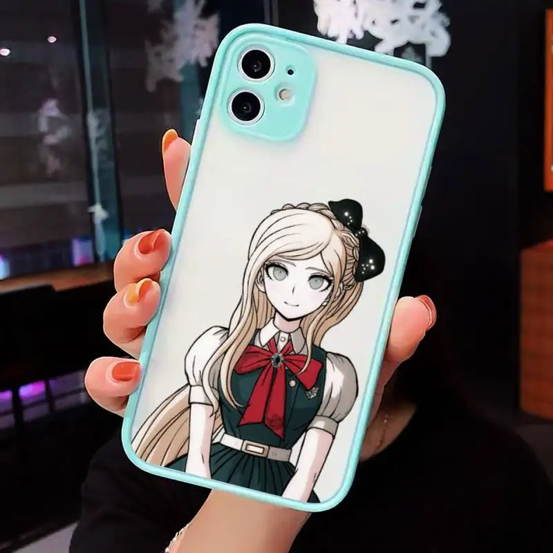 

Danganronpa V3 Killing Harmony Phone Case Matte Transparent for iPhone 7 8 11 12 s mini pro X XS XR MAX Plus cover funda