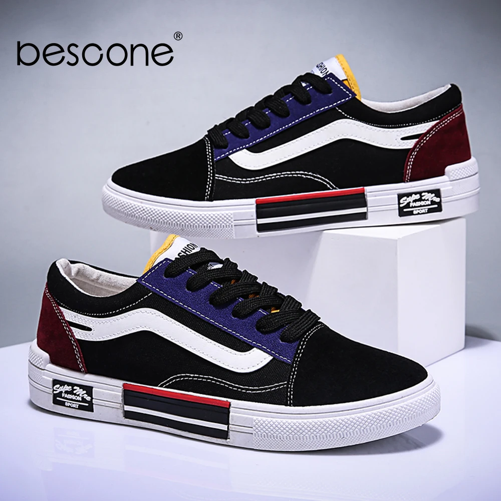 BESCONE/Мужские Спортивные Повседневные кроссовки сезон весна дышащая Обувь На