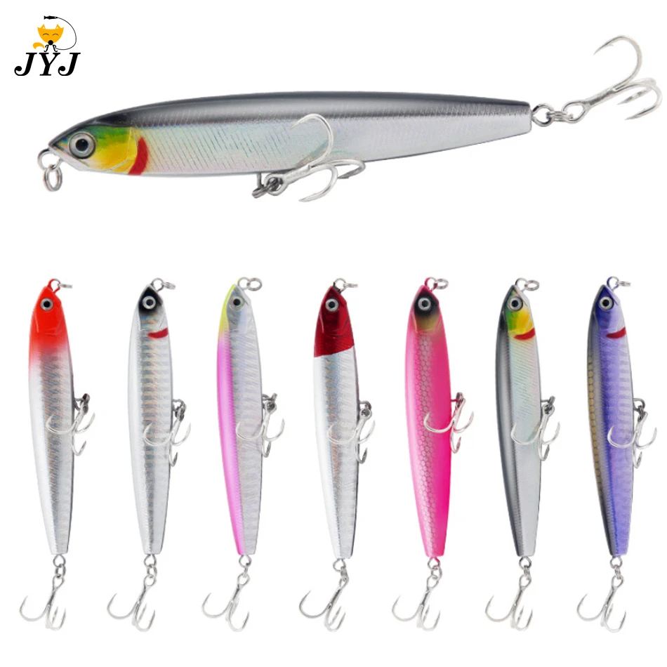 

1pc Pencil Sinking Fishing Lure 10g 14g 18g 24g Weights Bass Fishing Tackle Lures Saltwater Lures Fish Bait Trolling Lure