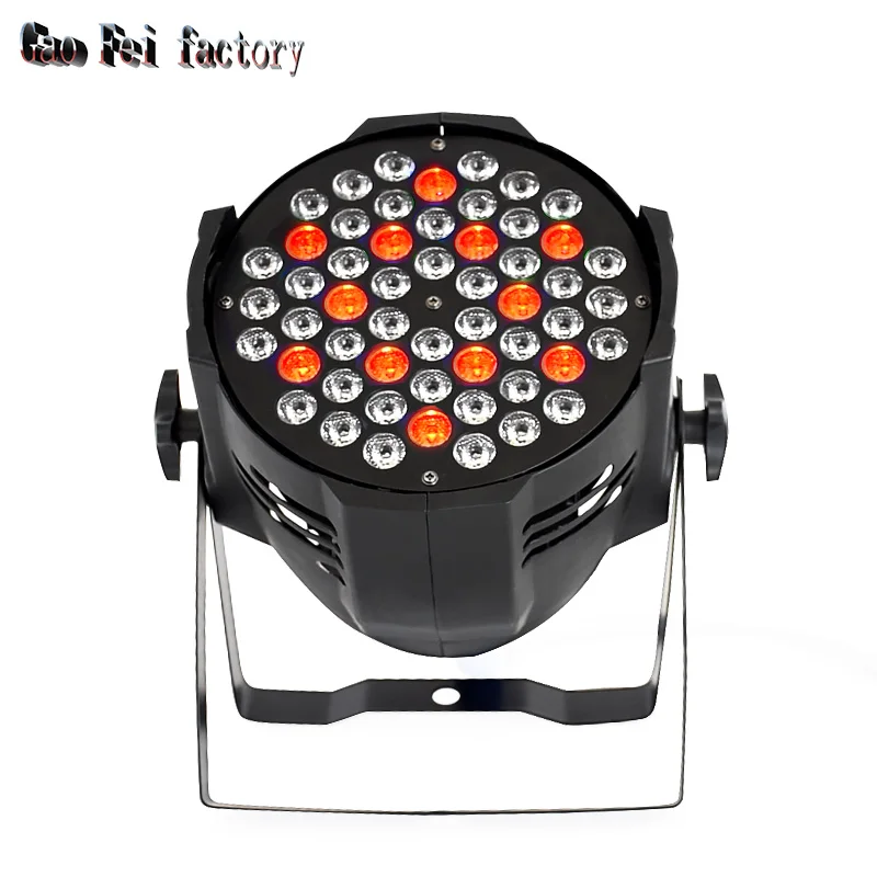 Алюминиевый светодиодный Par 54x3W RGBW светодиодный Par Can Par 64 Светодиодный прожектор dj проектор мыть освещение сценическое освещение