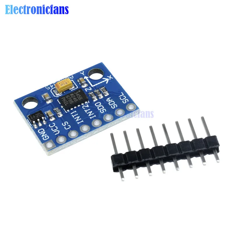 GY 291 ADXL345 3 осевой цифровой датчик гравитации модуль ускорения наклона для Arduino|sensor