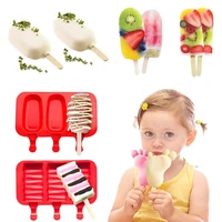 popsicle molds set frozen ice pop makers with wooden sticks ice cream silicone mold popsicle maker mould