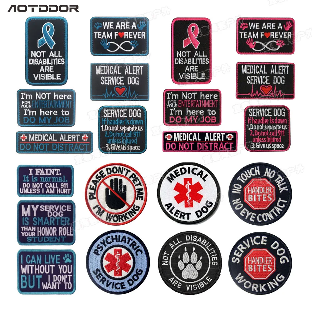 Повязка на руку из ПВХ K9 с собачьими когтями декоративная наклейка голубыми