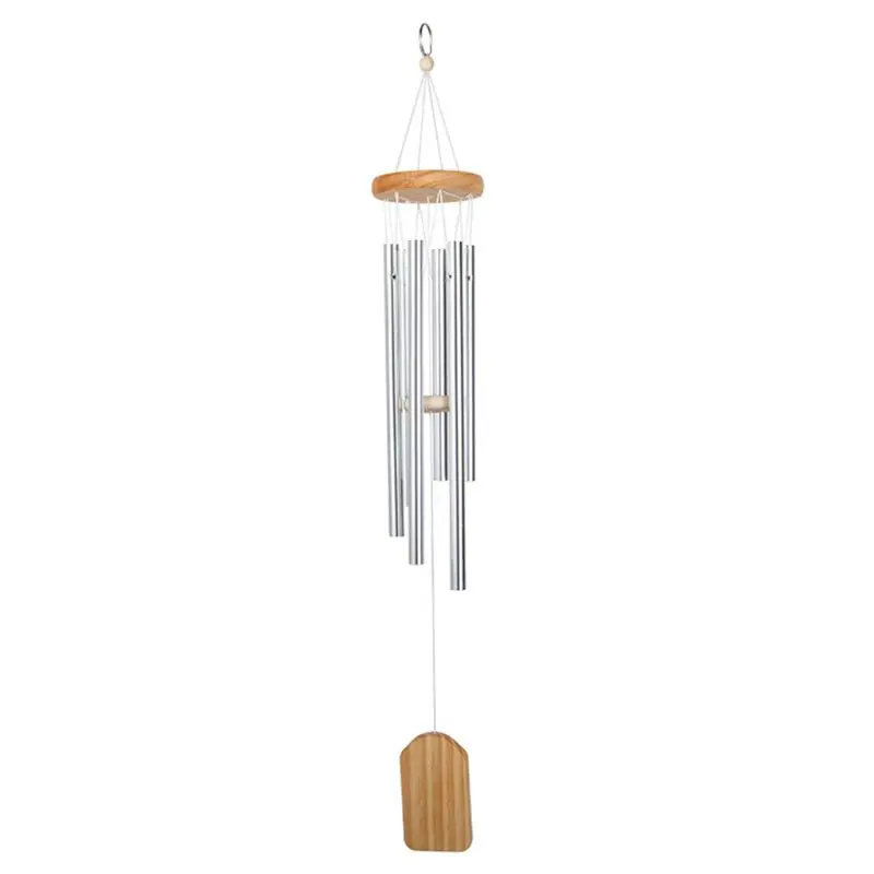 

Simple Design Wind Chime Musical Bells Crafts Wooden Pendulum for Outdoor Garden Home Decor Pendant Household Decoration Crafts