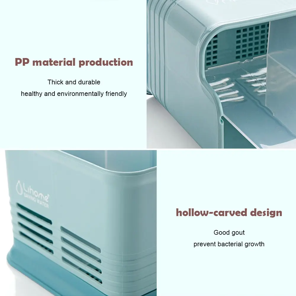 

Foldable Dish Rack Kitchen Storage Holder Tray Spoon Knife Fork Cutlery Separation Finishing Storage Box Kitchen Accessories