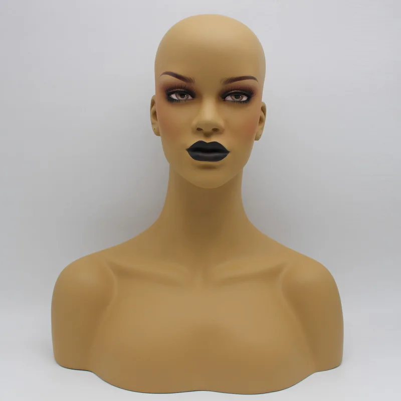 Черная помада женский манекен из стеклопластика голова бюст для париков | Дом и