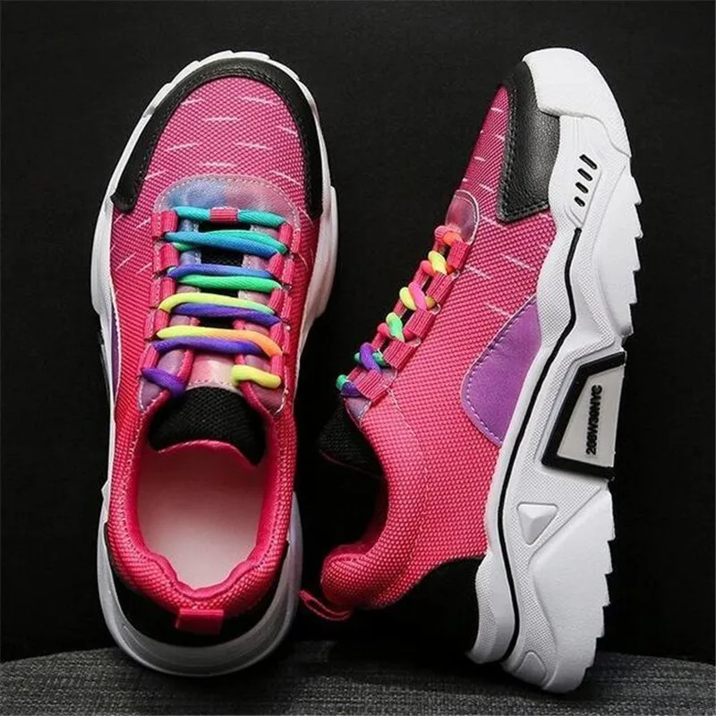 

Designer Large size women shoes 2021 new mesh breathable women's casual shoes fashion platform sports womens sneakers loafers