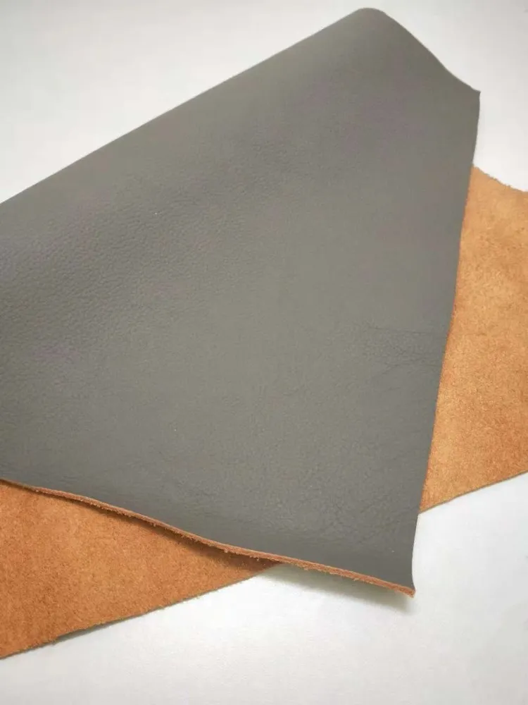 Серый цвет кожаный прикроватный диван мягкая кожаная ткань Воловья кожа | Дом и
