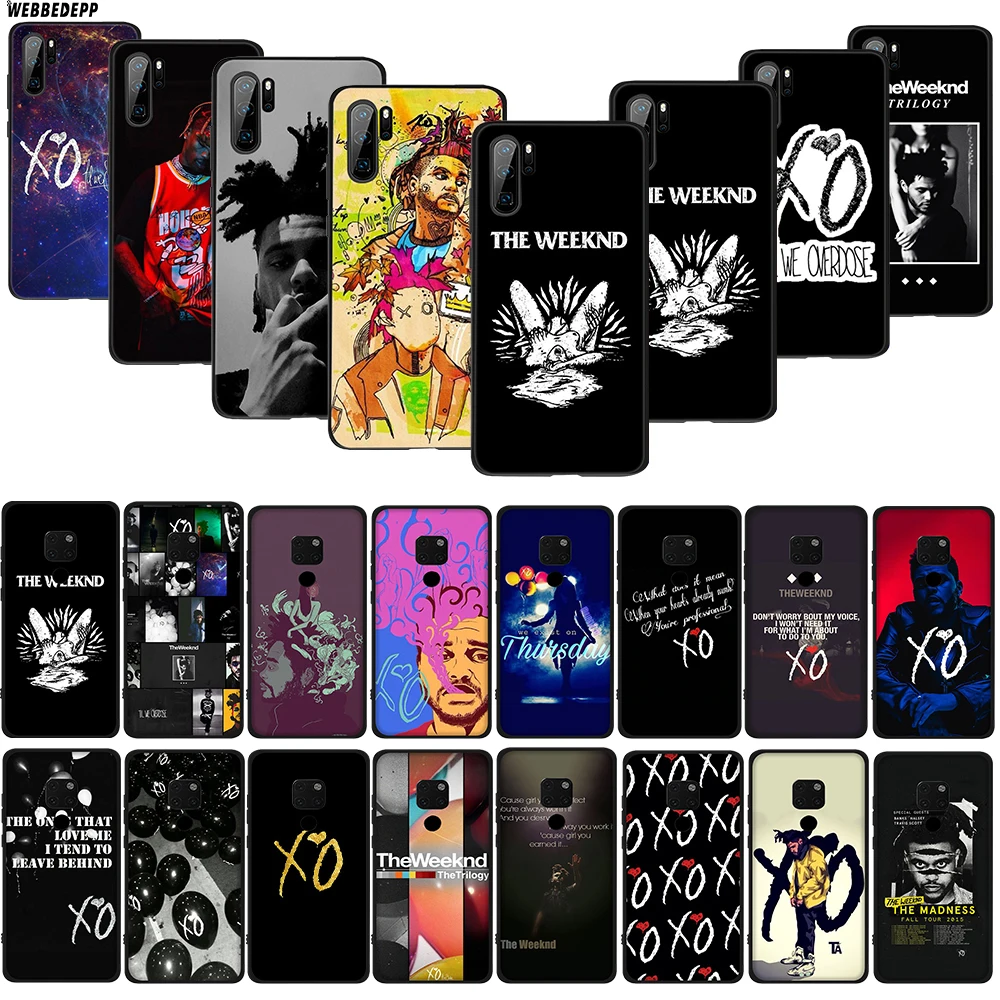WEBBEDEPP Weeknd ТПУ мягкий чехол для Huawei Honor P smart Z Plus P20Lite Mate 30 Lite view 20 9x Pro|Бамперы| |