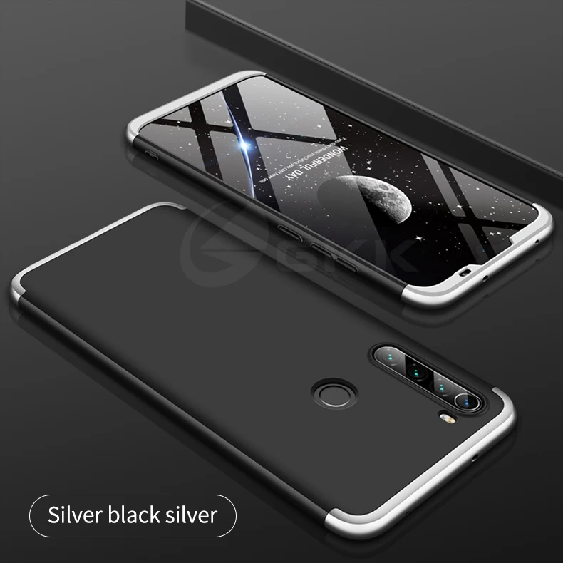 GKK Роскошный чехол для Xiaomi Redmi Note 8T 5 7 8 Pro полная защита противоударный 3 в 1 жесткий чехол для Xiaomi Redmi Note 8 Pro Чехол