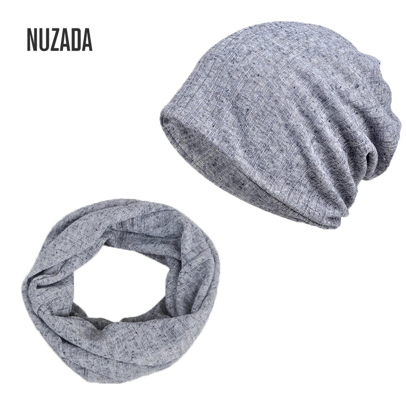 

NUZADA Knitted Beanies Caps Bonnet Casual Hat Solid Color Multifunction Hedging Unisex Cap