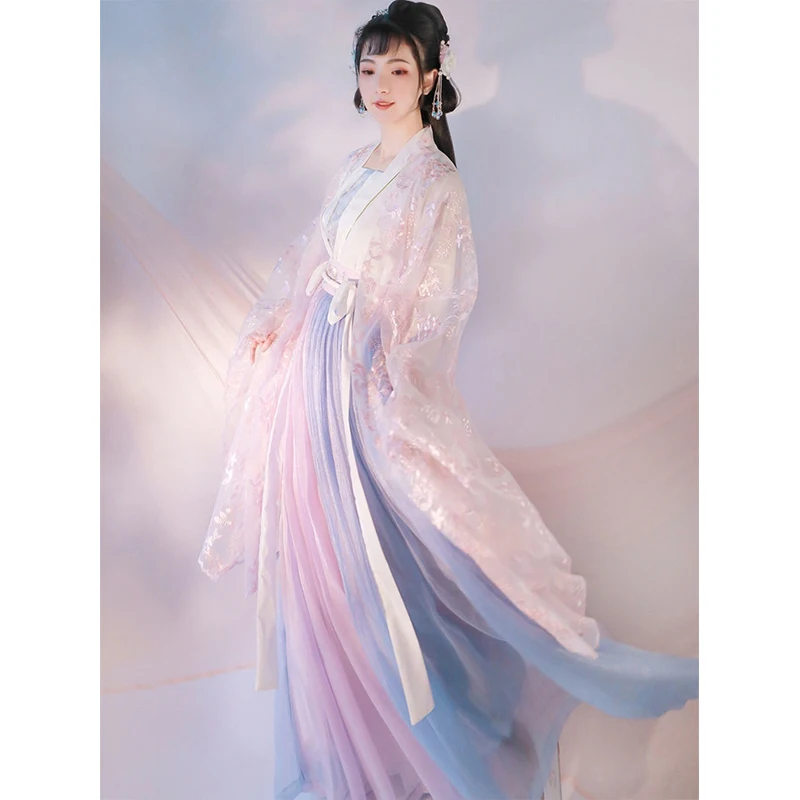 Female Modern Hanfu Girl Dance Fairy Oriental Costume Women Chinese Style Traditional Dress Halloween Suit Ancient Clothes Party |