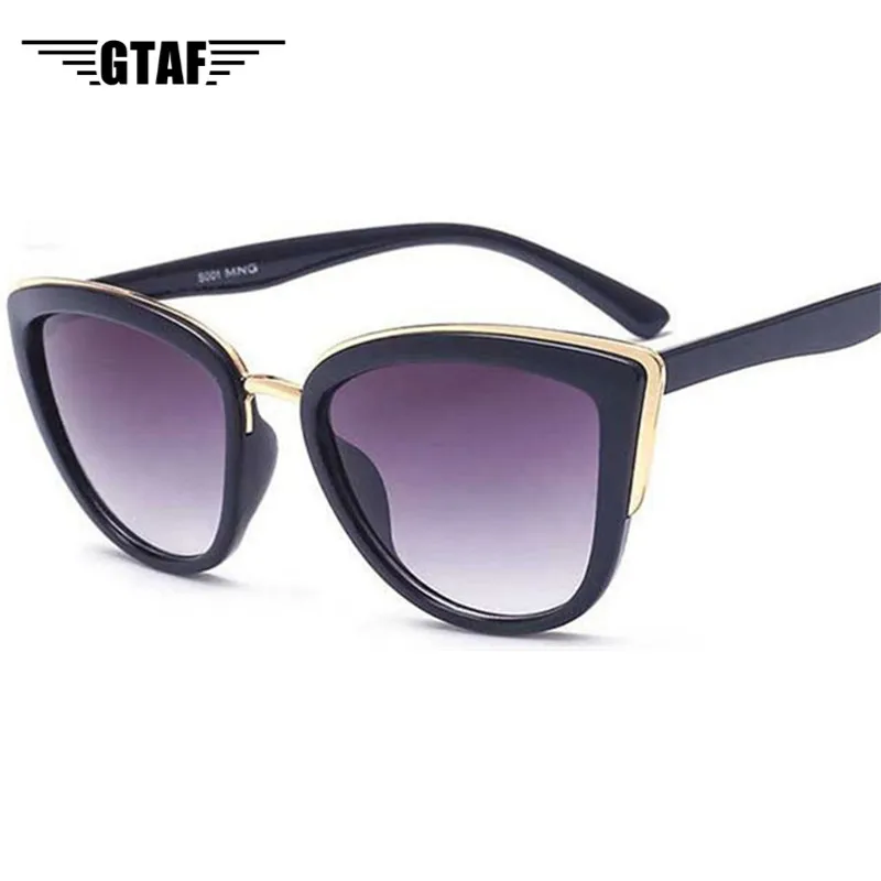 Женские и мужские солнцезащитные очки кошачий глаз винтажные большие