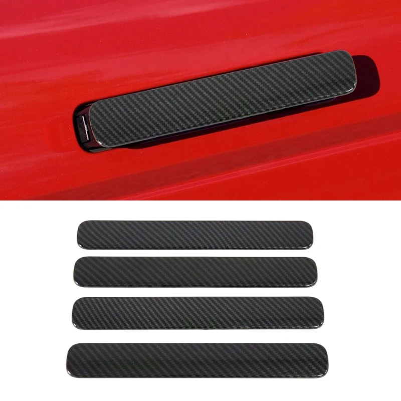 

Боковые дверные ручки для Range Rover Evoque 2020 из углеродного волокна, обшивка, Стайлинг автомобиля, умный чехол из АБС-пластика и хрома