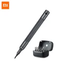 Набор прецизионных отверток Xiaomi ручной инструмент в форме ручки для ремонта телефонов, ноутбуков, часов с 24 магнитными сверлами