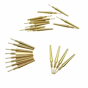 Зубные лабораторные латунные штифты для дюбеля с шипами, латунные штифты для штукатурки камня, штамповки, рабочие стоматологические материалы